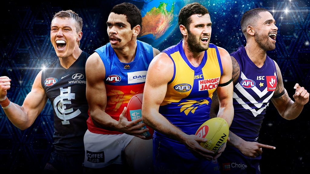 2019-MidYear-All-Australian-Update.jpg Patrick Cripps, Charlie Cameron, Jack Darling and Bradley Hill are among the Virgin Australia AFL All Australian contenders - AFL,Adelaide Crows,Brisbane Lions,Carlton Blues,Collingwood Magpies,Essendon Bombers,Fremantle Dockers,Geelong Cats,Gold Coast Suns,GWS Giants,Hawthorn Hawks,Melbourne Demons,North Melbourne Kangaroos,Port Adelaide Power,Richmond Tigers,St Kilda Saints,Sydney Swans,West Coast Eagles,Western Bulldogs,News,All-Club Special